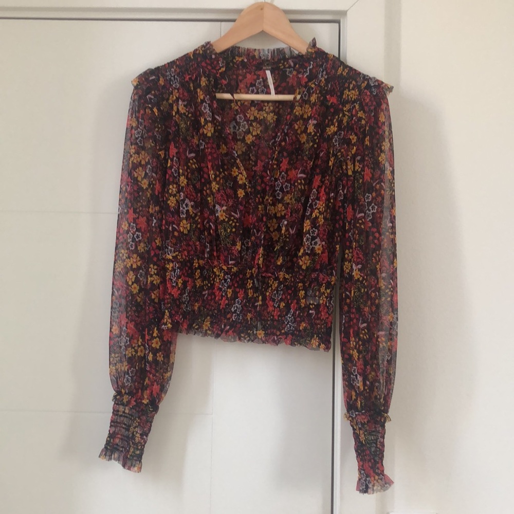 Free People Peasant Crop Top